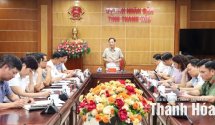 Chuẩn bị các điều kiện tổ chức Lễ tôn vinh doanh nghiệp, doanh nhân tiêu biểu tỉnh Thanh Hóa năm 2025