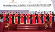Chủ tịch nước cắt băng khánh thành Nhà máy nhiệt điện BOT Nghi Sơn 2