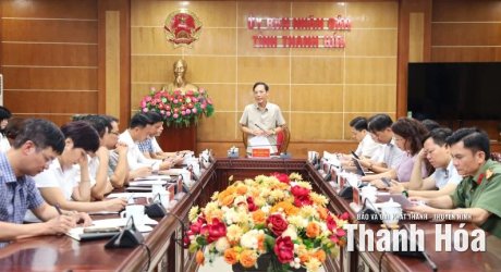 Chuẩn bị các điều kiện tổ chức Lễ tôn vinh doanh nghiệp, doanh nhân tiêu biểu tỉnh Thanh Hóa năm 2025